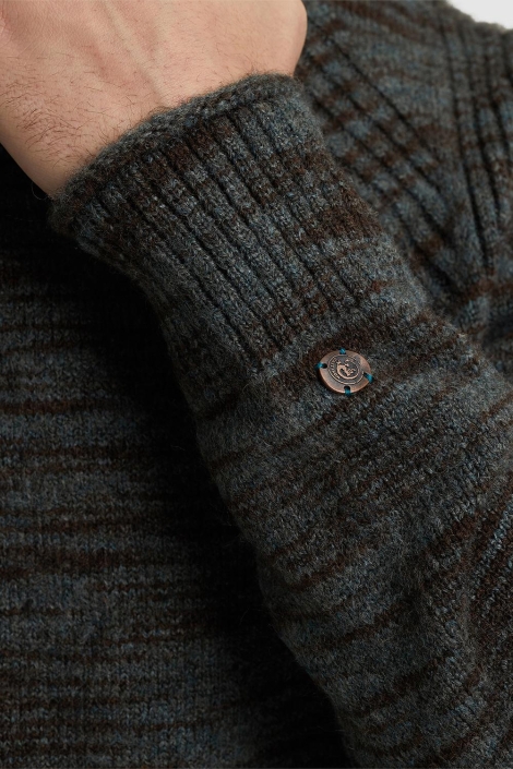 Cast Iron crewneck regular fit soft space bl